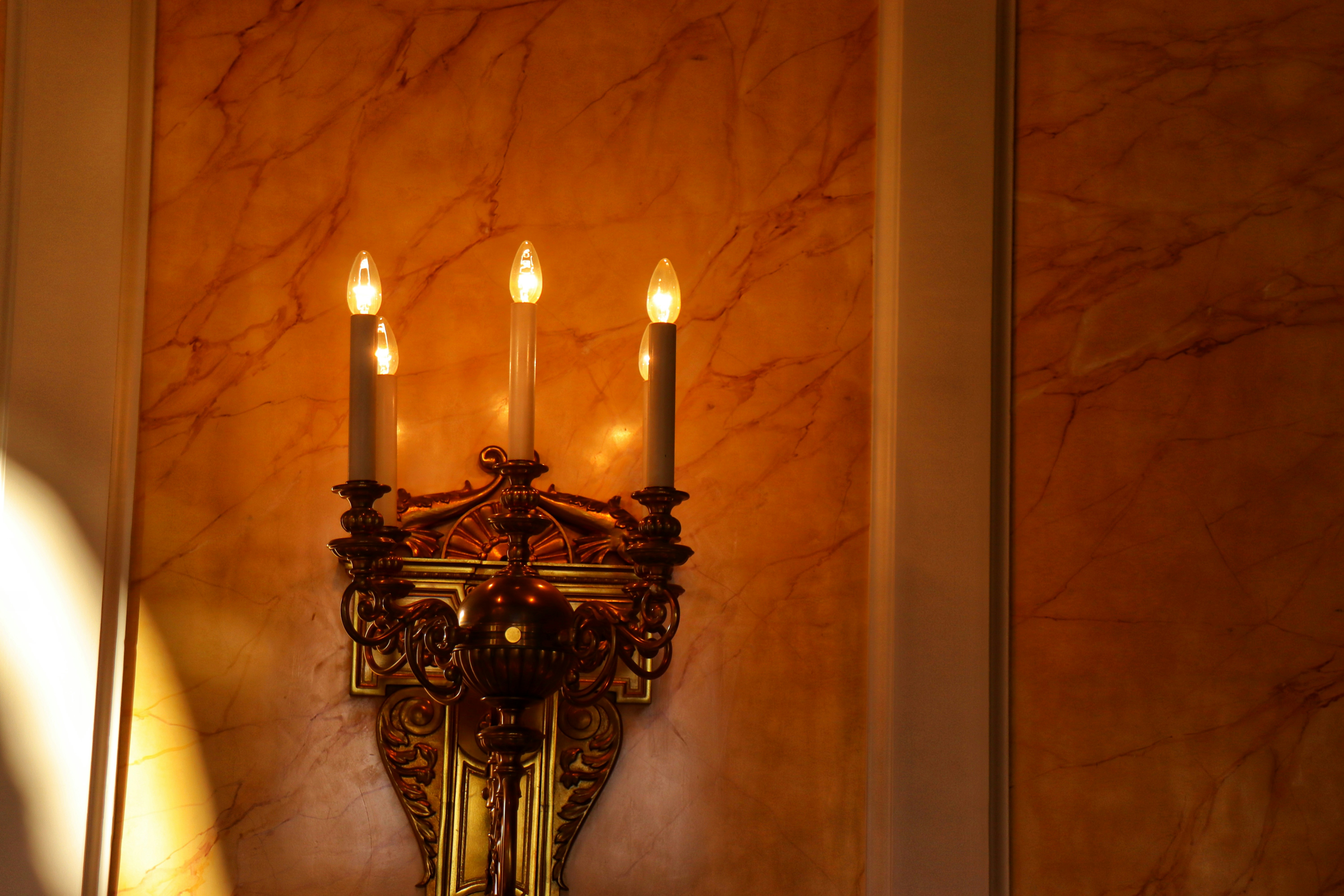 Vintage Brass Wall Sconce