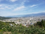 A panoramic view of the city from La Varenya Estates.