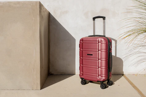 Photo of a similar item: Samsonite Winfield 3 DLX Hardside Spinner Carry-On, 20 in, Burgundy