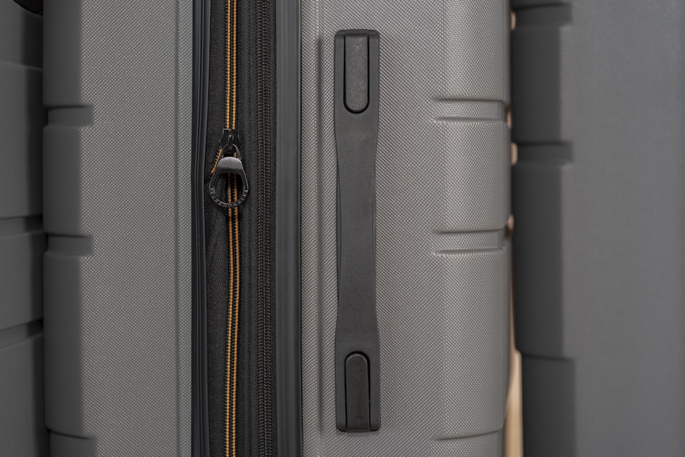 a close up of a piece of luggage