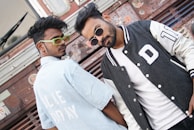 A duo showcasing mix-and-match outfit possibilities for fashion lovers.