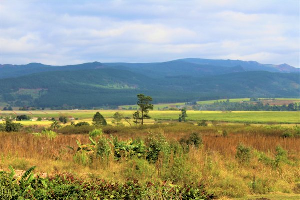 Farmland across the valley — Eswatini, Eswatini