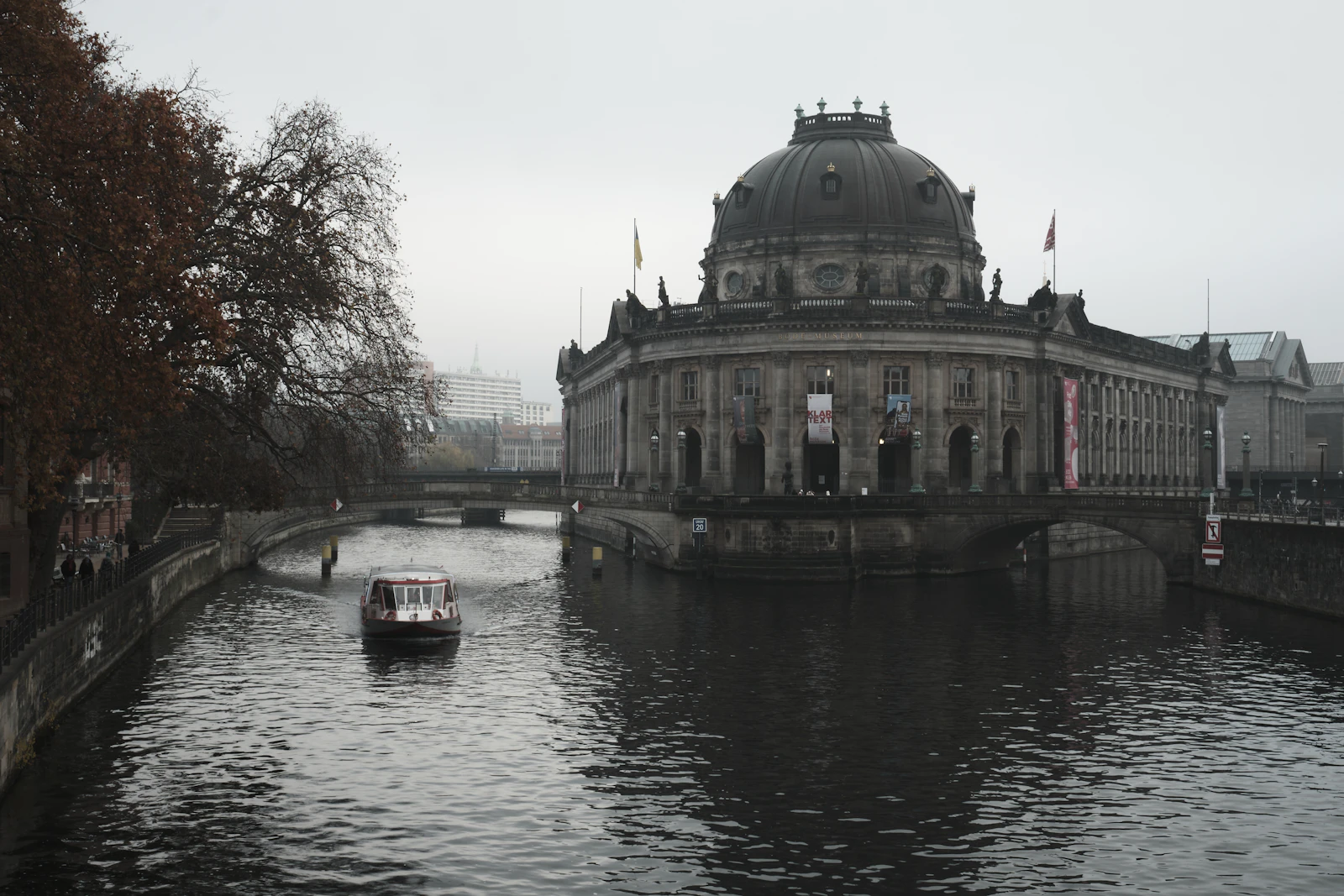 Bode Museum beside the Spree in Berlin