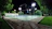 Photo of a newly finished backyard pickleball court glowing under soft evening lights with neat fencing.