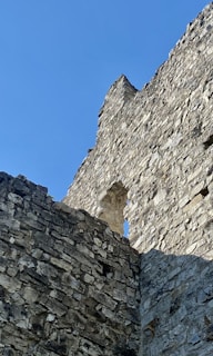A close-up of ancient ruins in Israel.