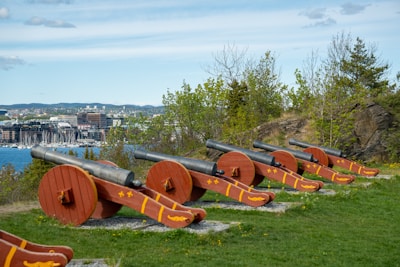A panoramic shot of the fleet lined up early morning, ready to serve Grenville and Hawkesbury neighborhoods.