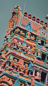 a tall tower with a clock on top of it