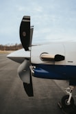 a close up of the wing of an airplane