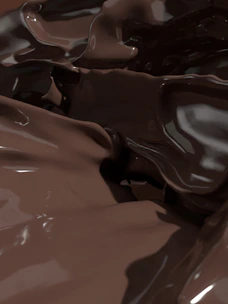 a close up of a chocolate colored liquid