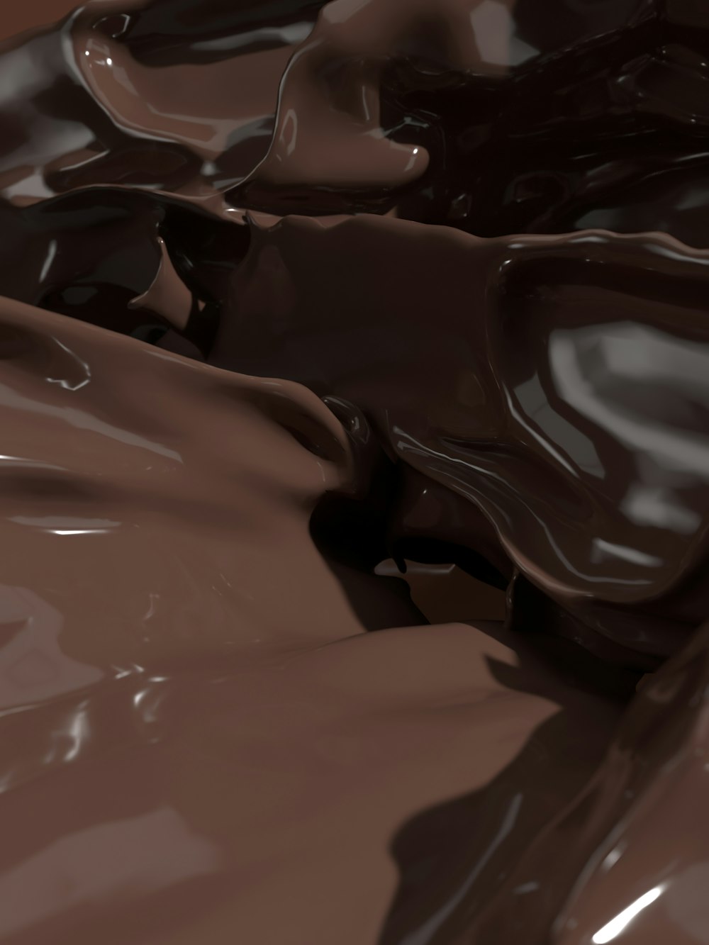 a close up of a chocolate colored liquid