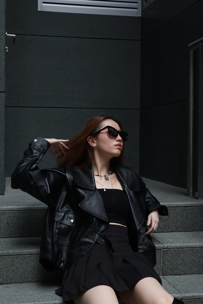 Jaket Kulit Hitam