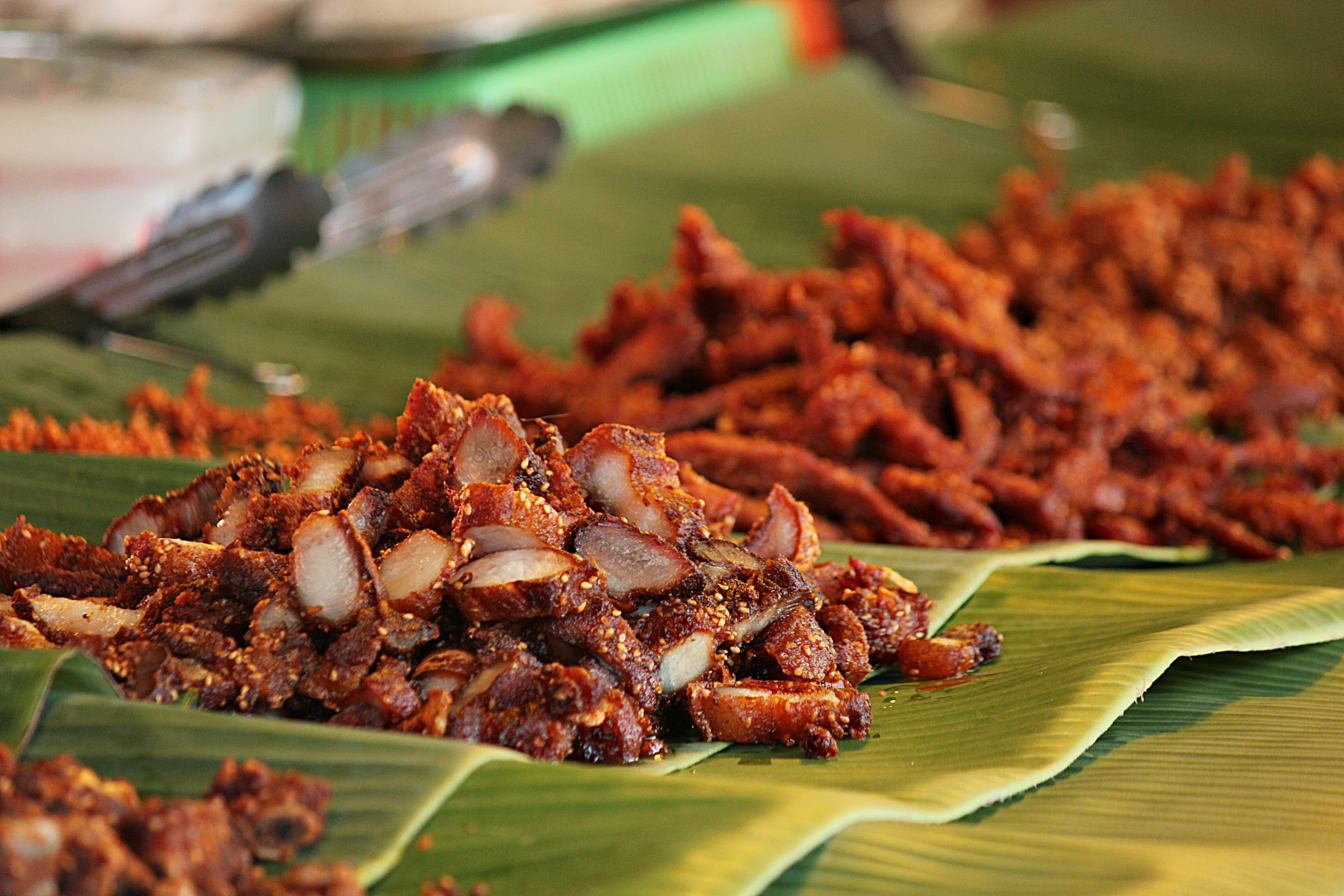 a close up of a plate of food on a table
