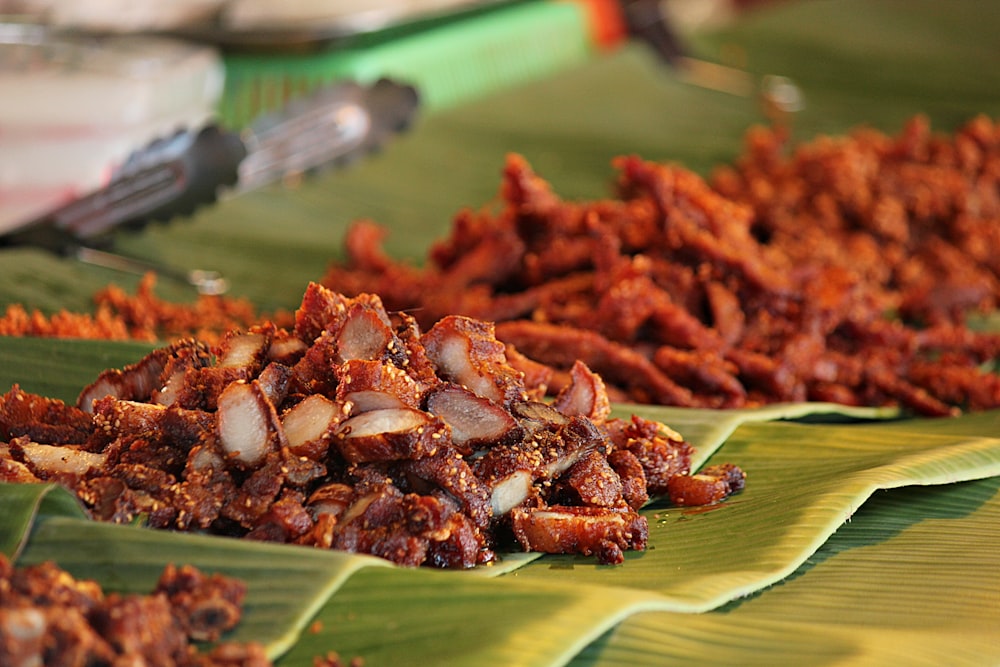 a close up of a plate of food on a table