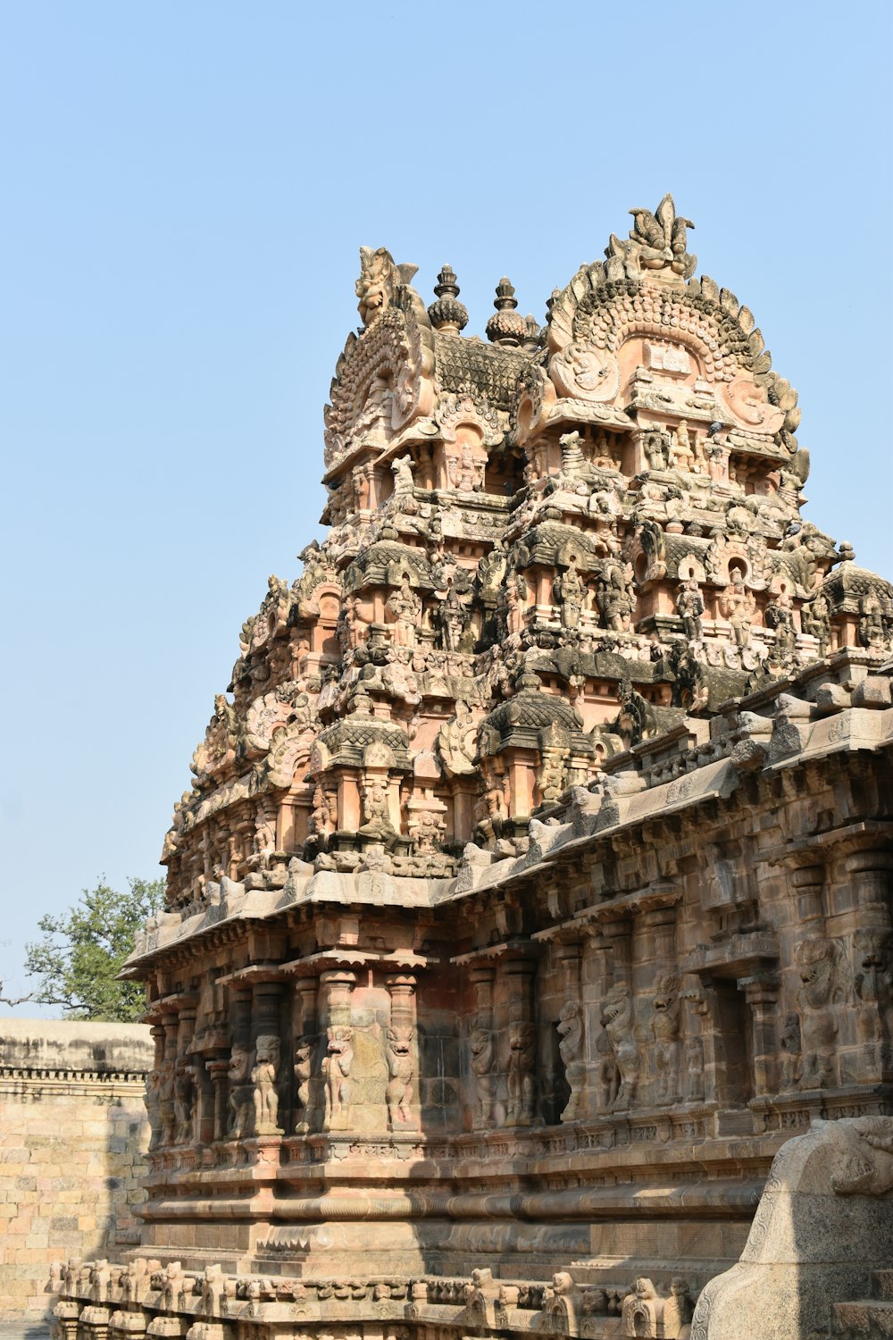 a large stone structure with many carvings on it