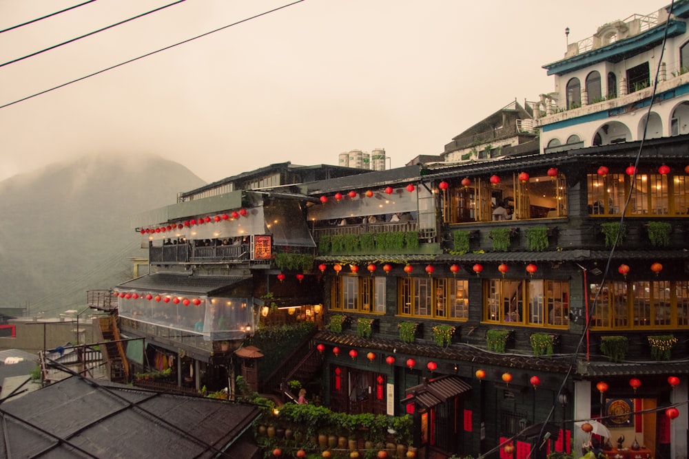 a building with a lot of balconies on it