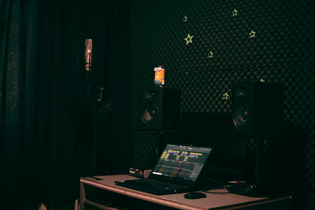 studio monitors pair