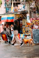 Yuli Giraldo engaging with local voters during a campaign walk