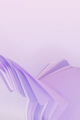 Elegant abstract representation of growth with subtle purple and white tones.