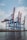 Large industrial cranes stand tall at a shipping port, with blue and red metal structures towering against a partly cloudy sky, reflecting a scene of bustling maritime commerce.