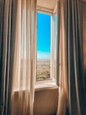 A beautifully cleaned window revealing a bright outdoor view.