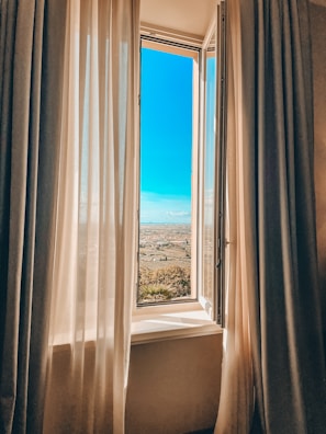 Shiny, spotless windows showcasing a clear view.
