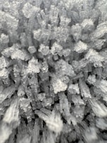 Close-up of sodium chloride (NaCl) crystals.