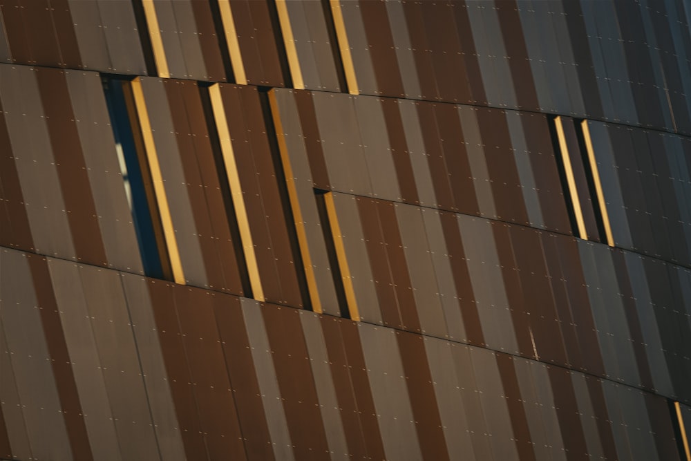 a close up of the side of a building