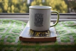 A whimsical mug featuring a fantasy book quote.