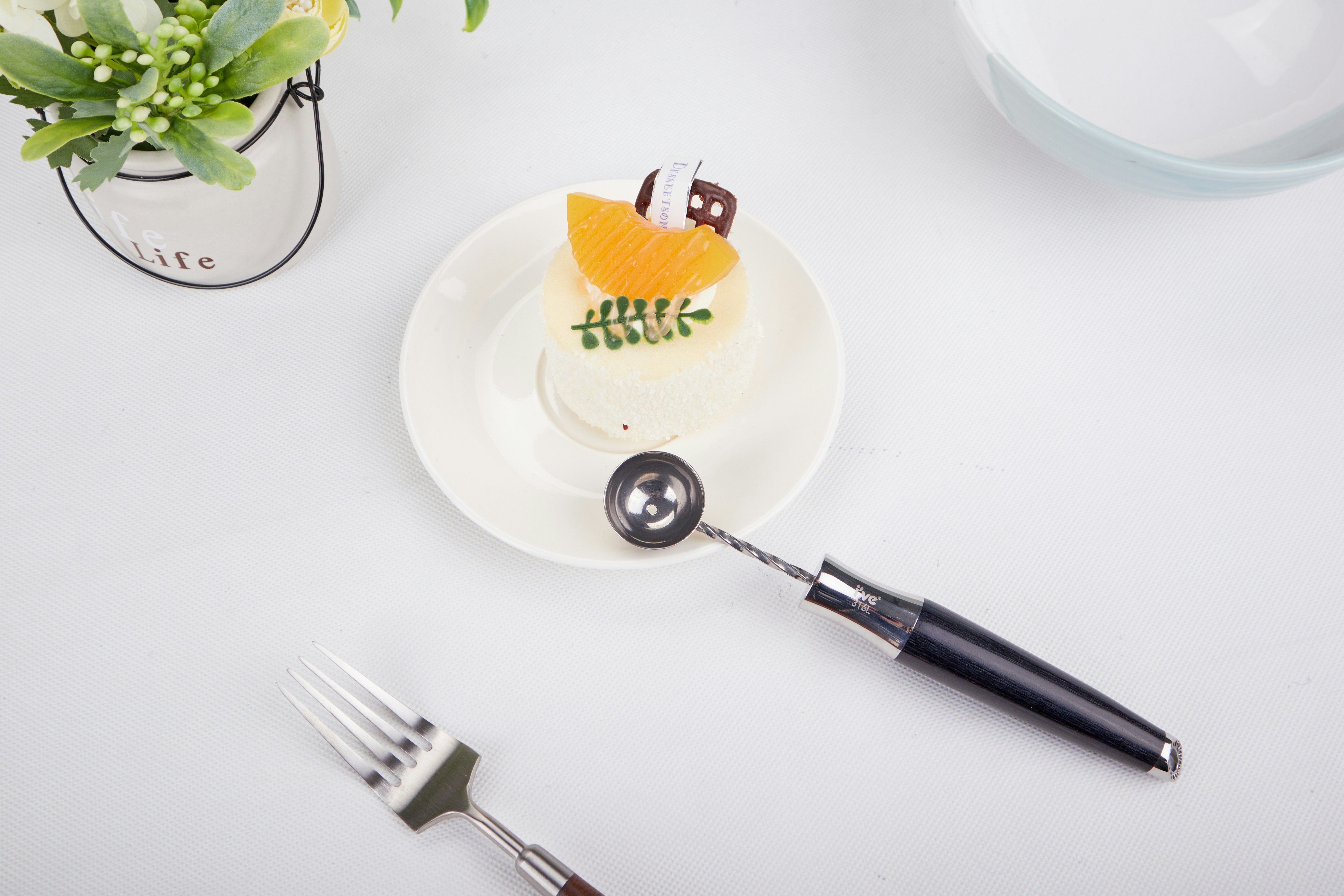 Delicious cake slice