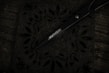 Stylish hair cutting scissors with ergonomic design.