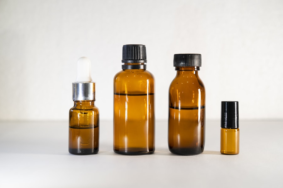 Everyday vitamin C amber dropper bottle next to its embossed box