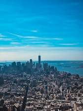 An aerial view of a bustling city symbolizing growth and opportunity.