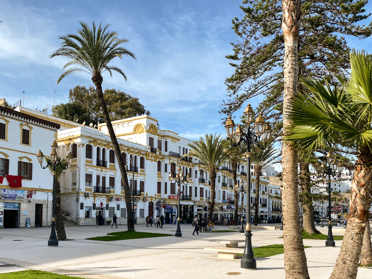 Architecture et littoral de Rabat au Maroc