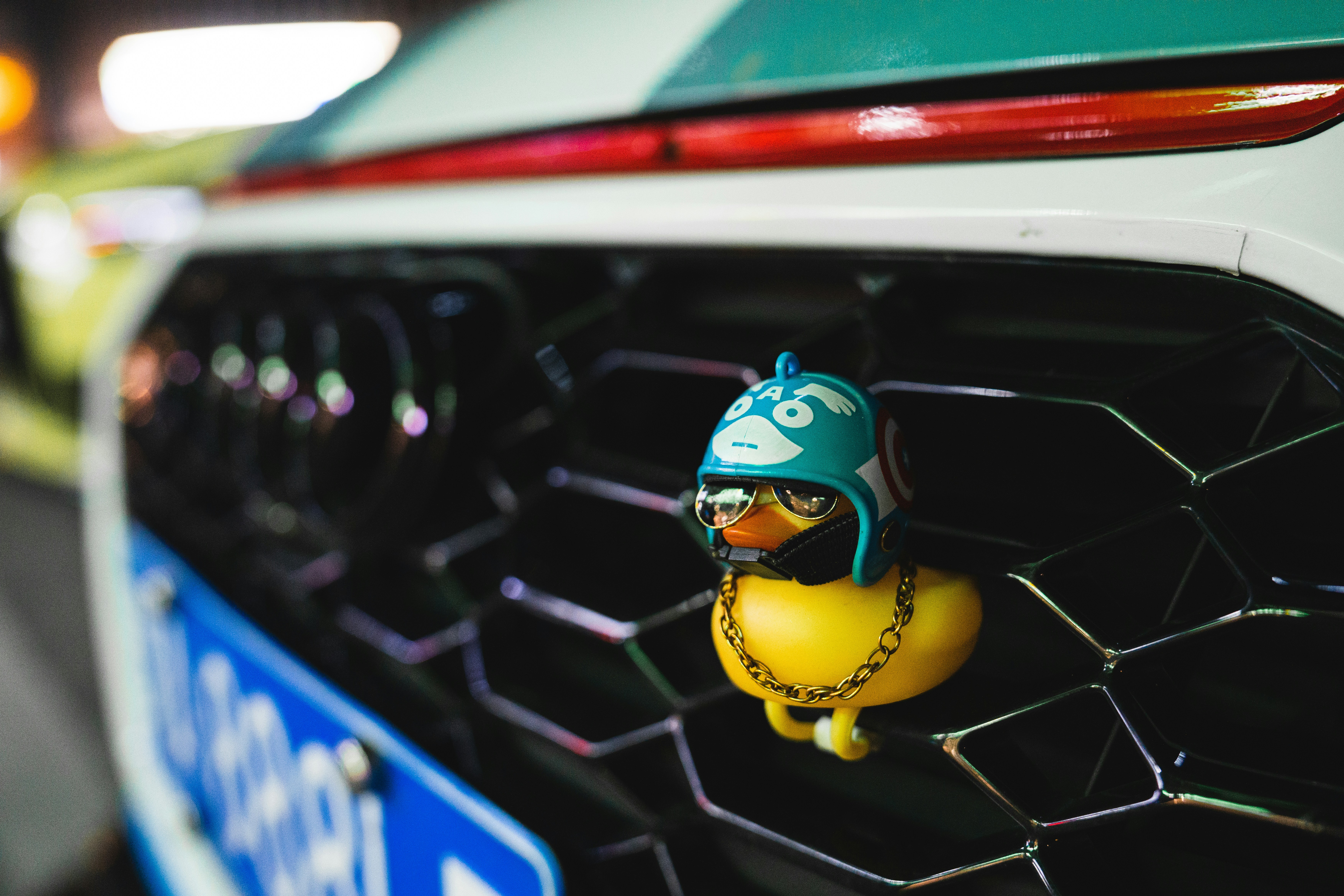 Jouets Canard Jaune Voiture Décoration 4 Pièce Canard Jouet