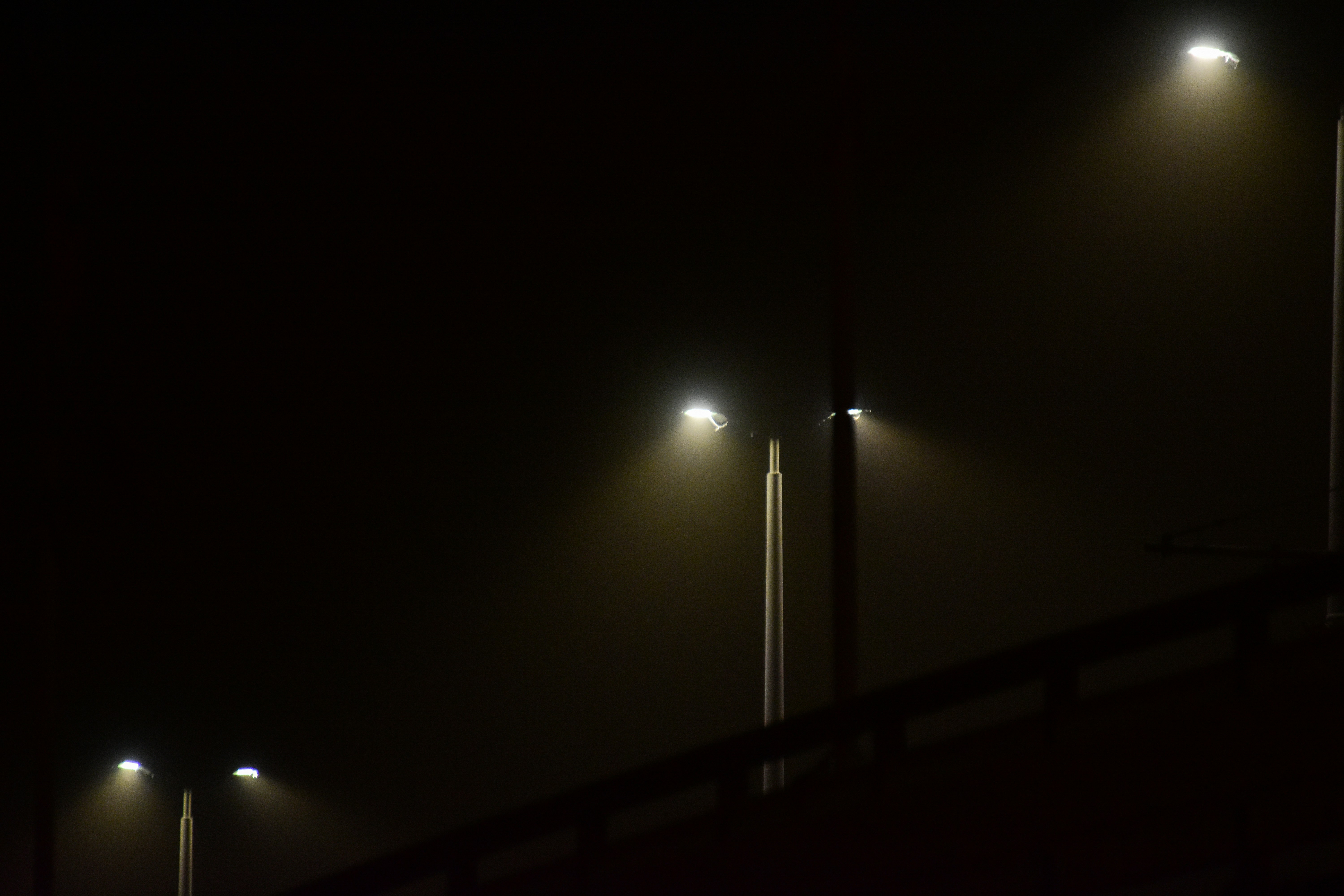 Diwali lamp glow street