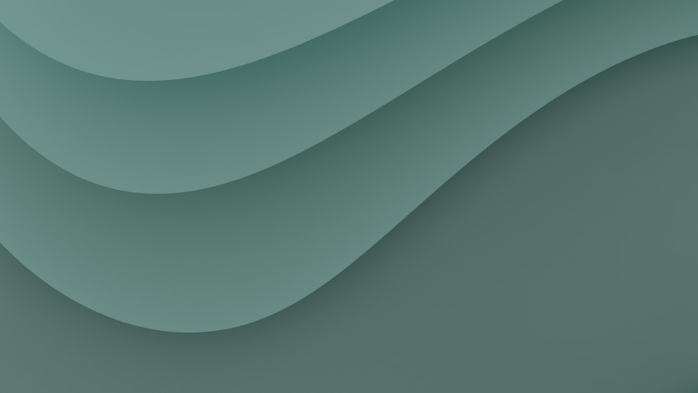 a green background with wavy shapes