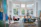 Bright and airy living room inside Villa Grünblick with Mediterranean decor.