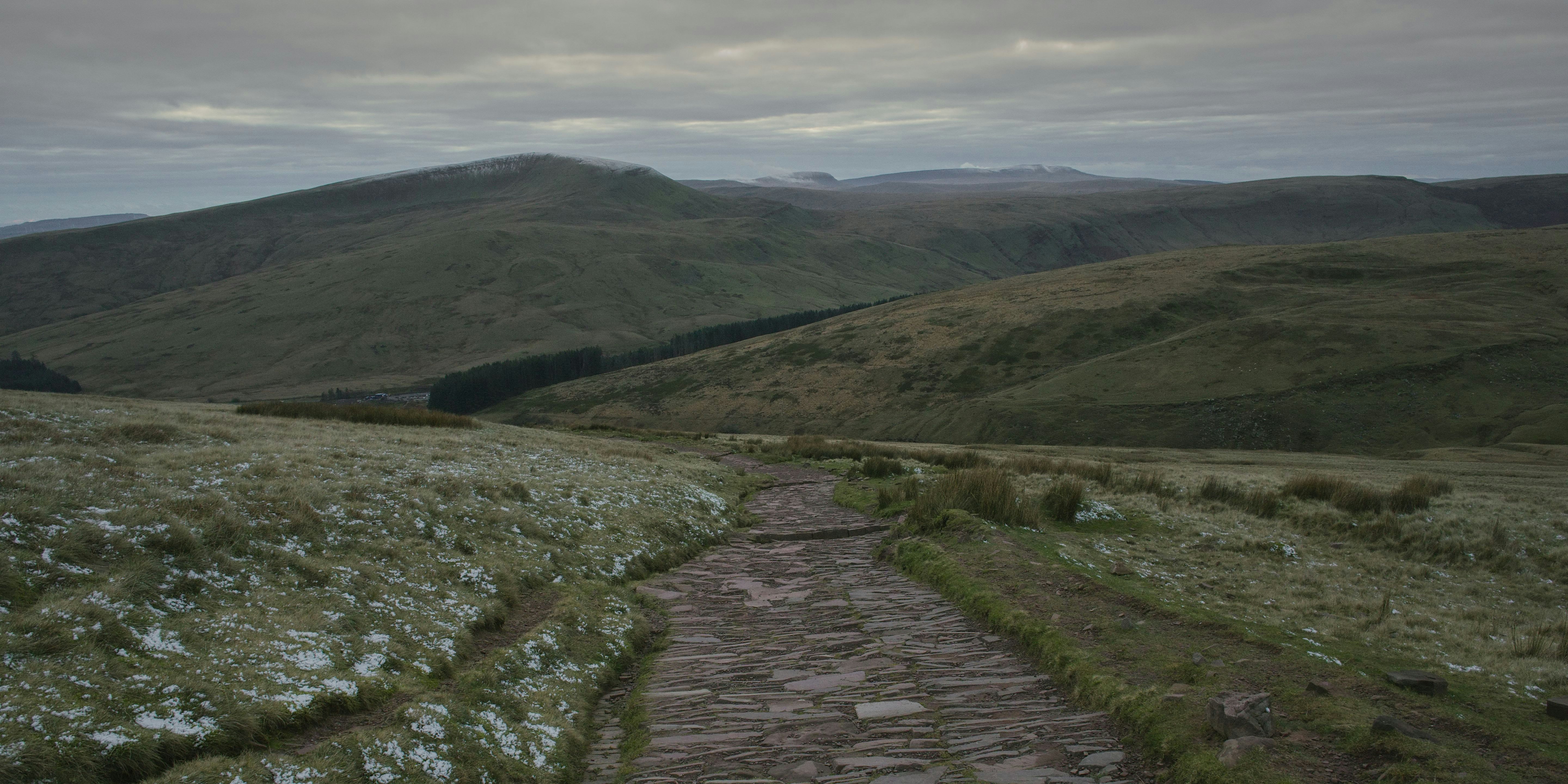 December Evening at Brecon Beacons National Park