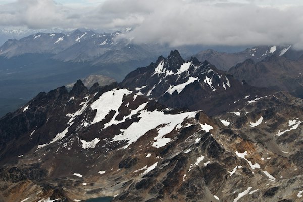 A group of mountains with snow on them — Ushuaia & Tierra del Fuego, Argentina