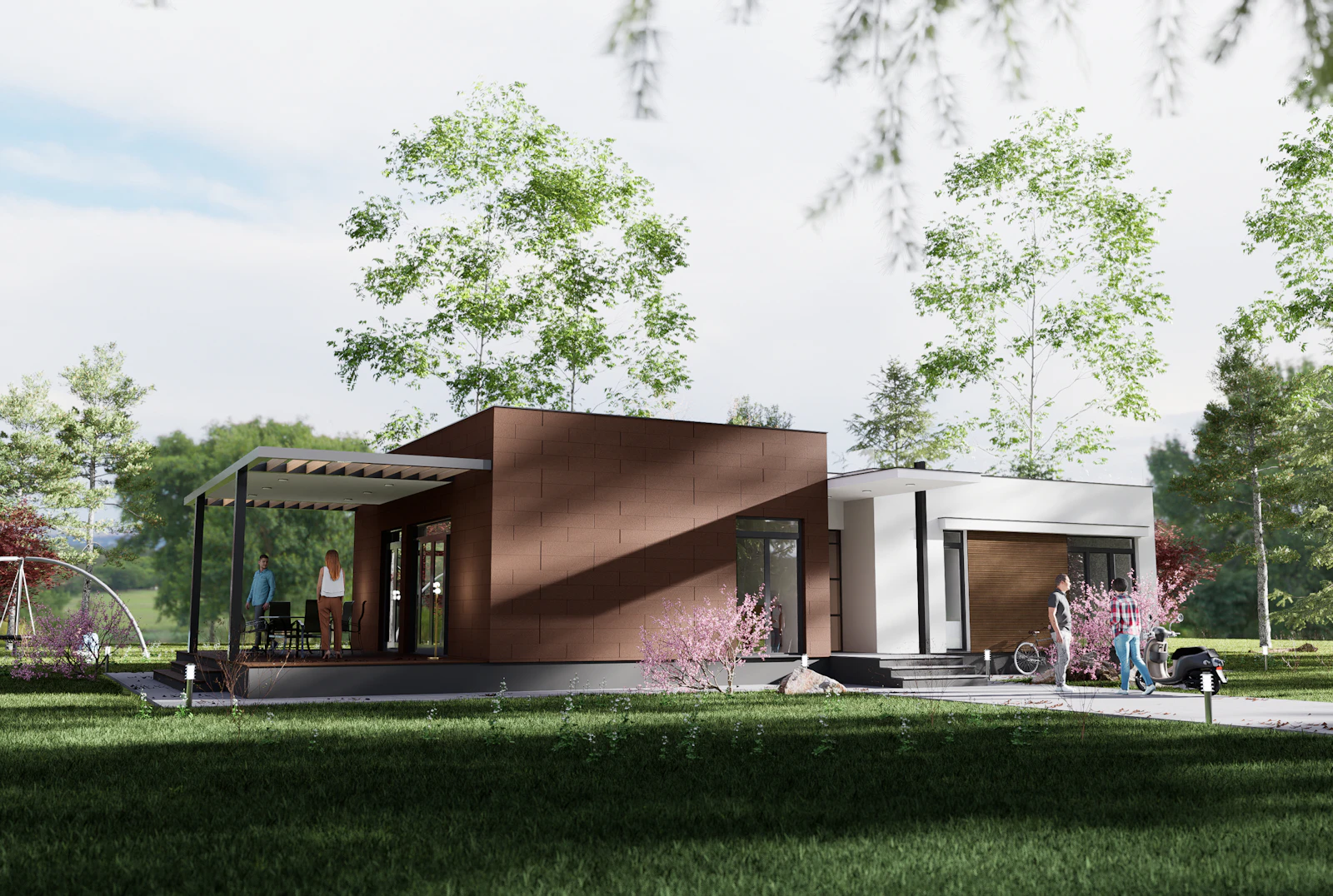 Multi-width manufactured homes