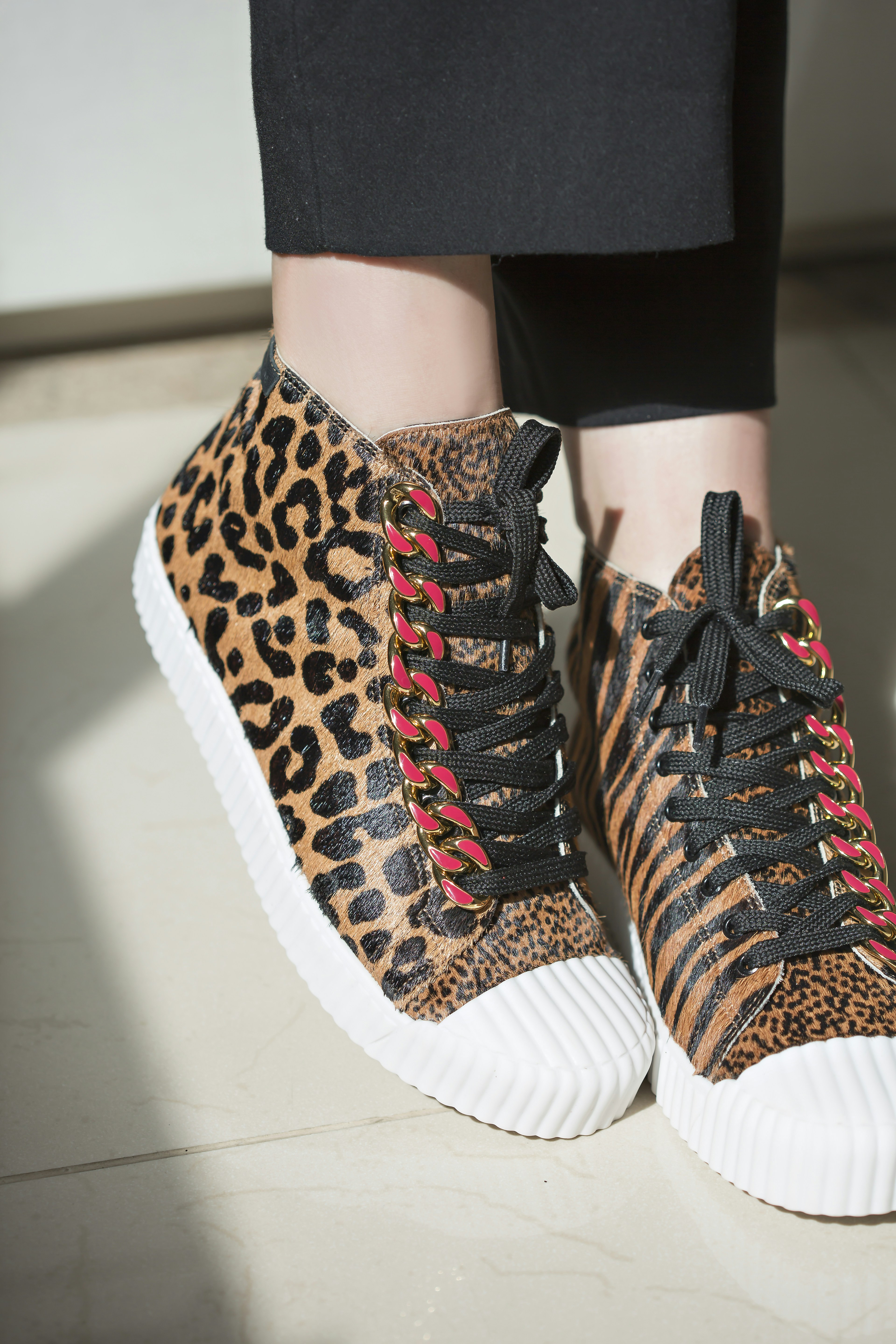Kickoff Leopard Print Sneakers