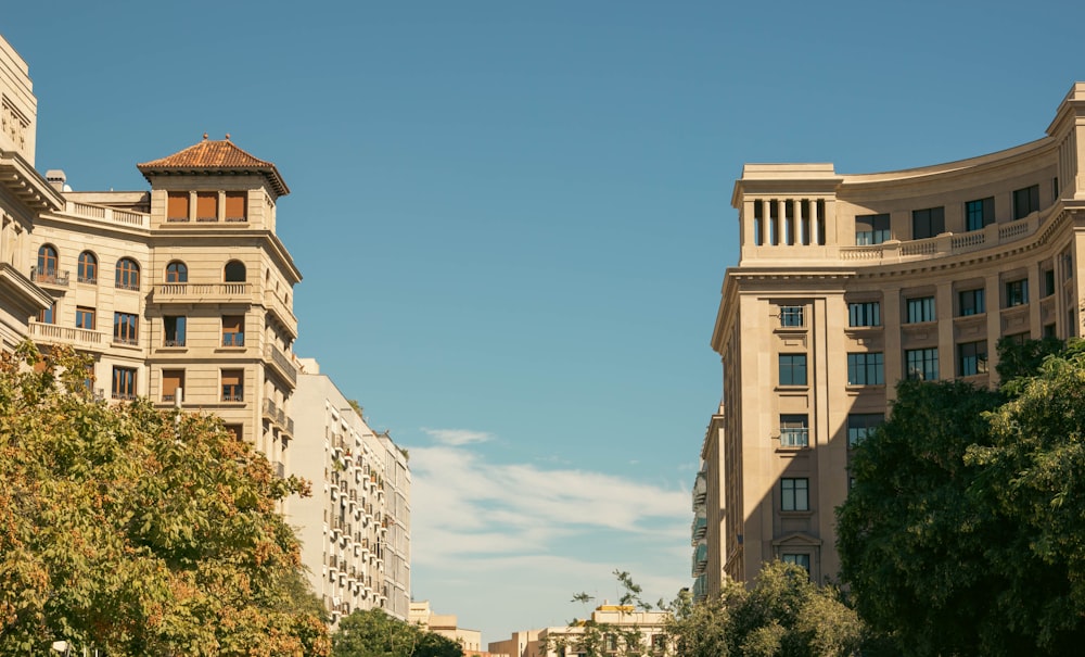 a couple of buildings that are next to each other