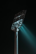 a tall tower with a light on top of it