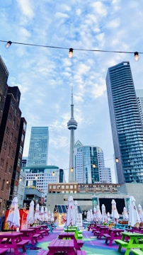 A vibrant image showcasing diverse dining options.