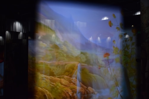 A snapshot from an AI-generated video featuring a serene nature scene with animated elements.