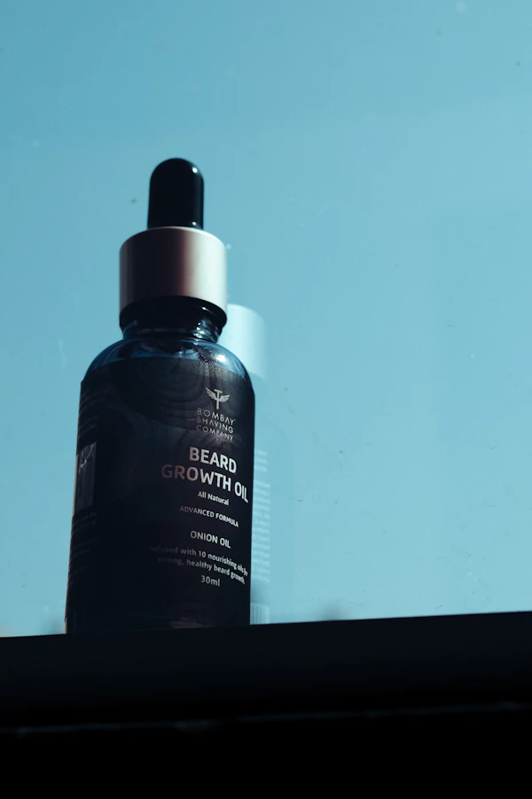 Hair growth serum application
