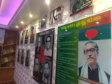Color photograph capturing a recent exhibition of Mr. Elaraby’s documentary films.