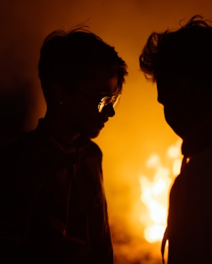 A still from the classic Telugu film Siva, highlighting an intense moment between the main characters.