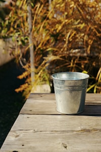Blue Plastic Bucket