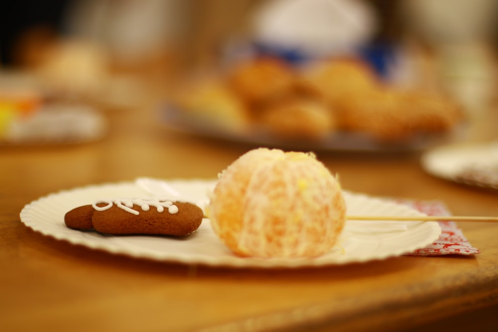 a close up of a plate of food on a table